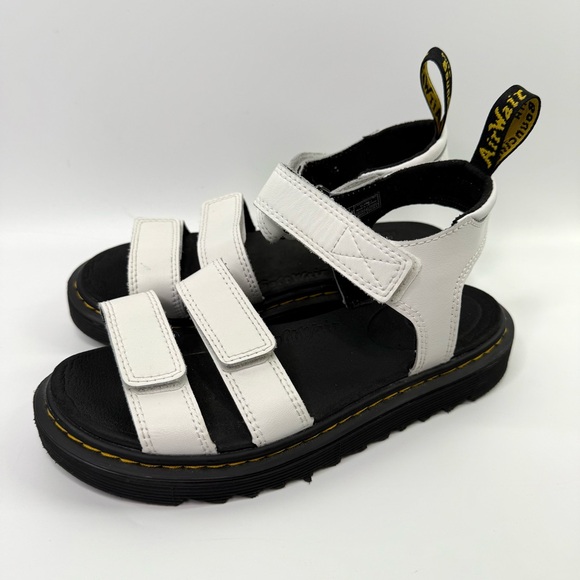 Dr. Martens Klaire Strappy Junior Sandals White Size 3 UK/5 US L - Picture 2 of 14